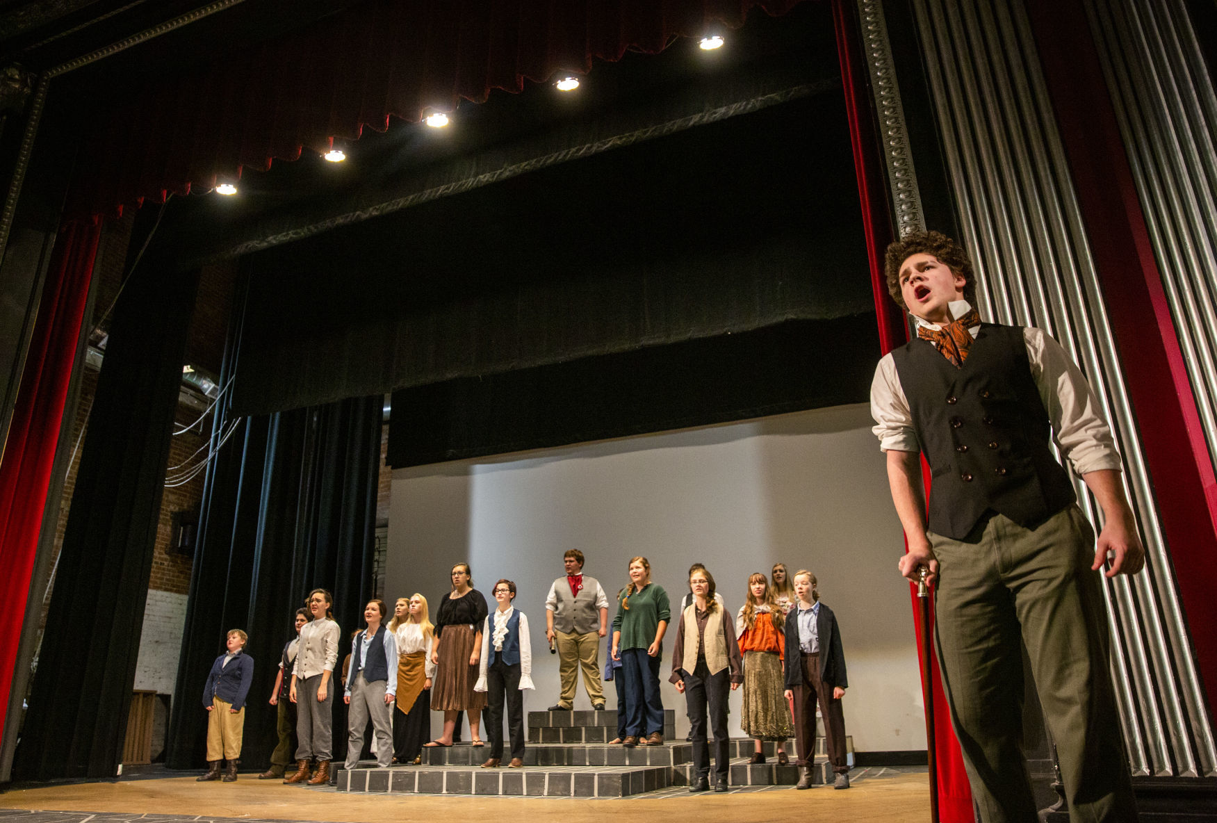 Les Miserables dress rehearsal